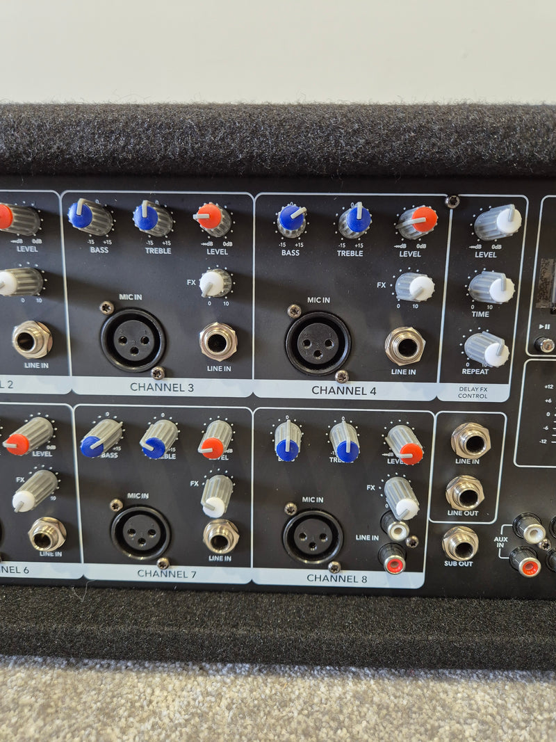 SubZero PMIX8-MP - 8 Channel Powered Mixer w/ Original Box - Image 3