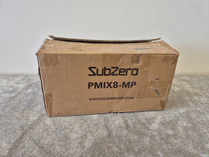 SubZero PMIX8-MP - 8 Channel Powered Mixer w/ Original Box