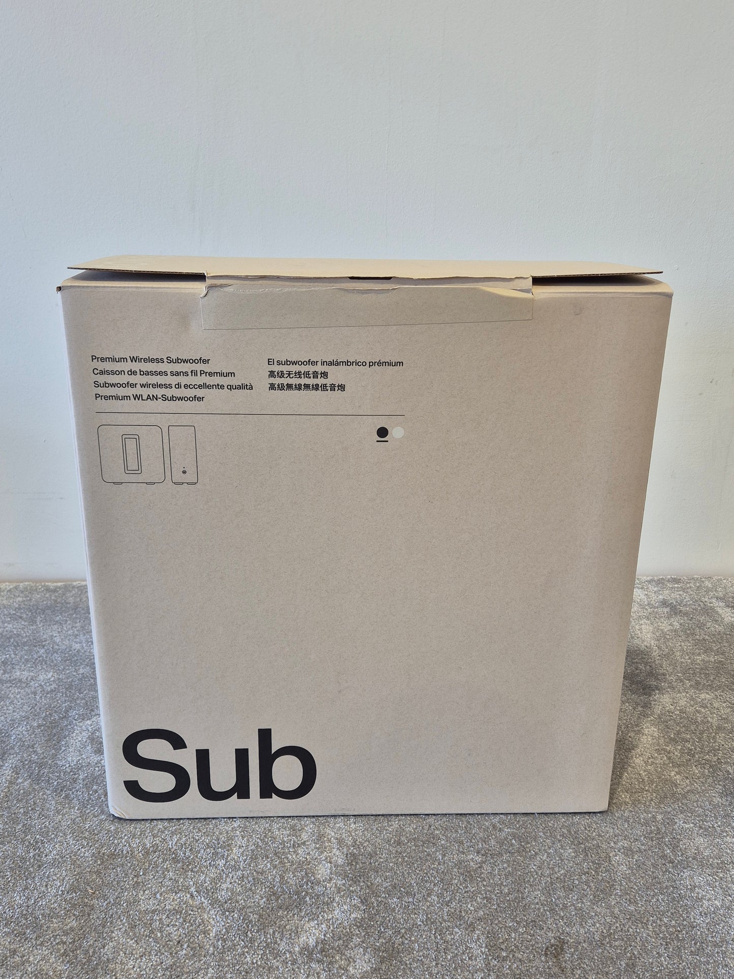 Sonos Sub Gen 3 - Deep Bass Subwoofer w/ Original Box