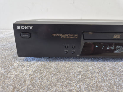 Sony CDP-XE370 - Compact Disc Player - Black