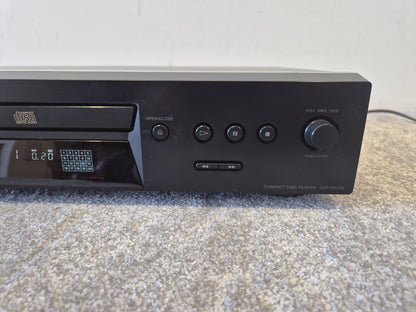 Sony CDP-XE370 - Compact Disc Player - Black