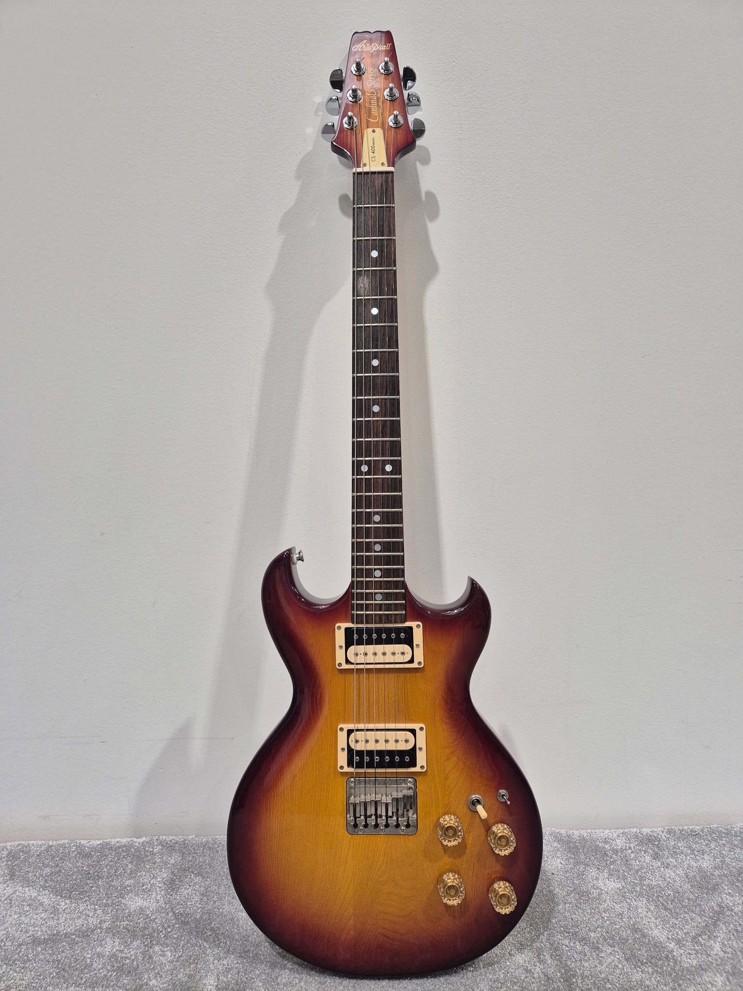 Aria Pro II Cardinal Series CS-400 - Electric Guitar w/ Hard Case
