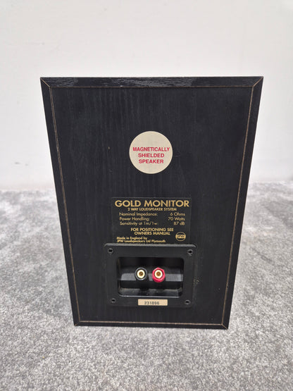 JPW Gold Monitor - 70watt Bookshelf Speakers x5 with 80watt JPW Subwoofer System