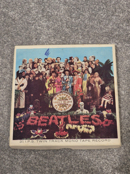 The Beatles - SGT. Pepper's Lonely Hearts Club Band PMC 7027 Reel to Reel Record w/ Original Box
