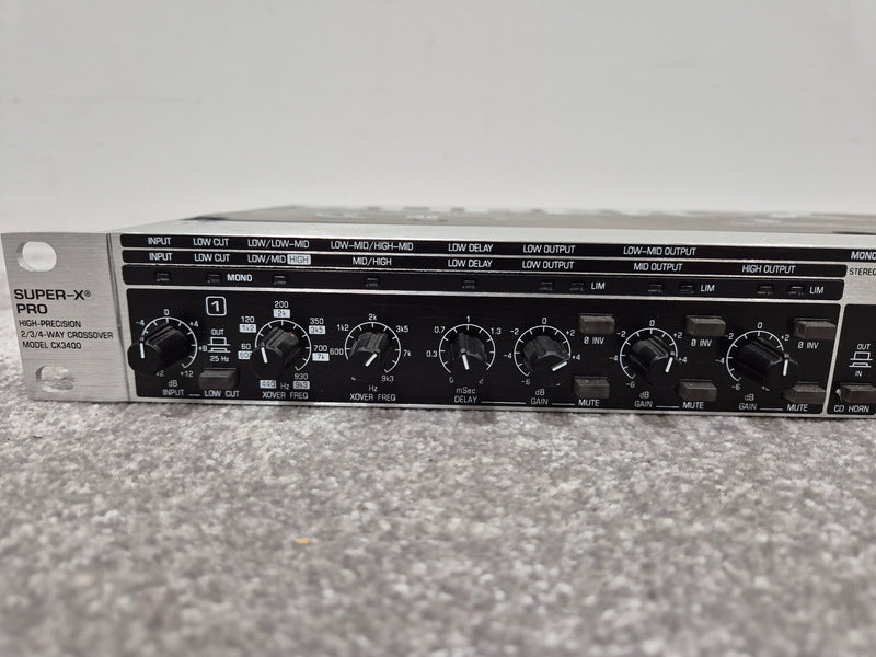 Behringer CX3400 V2 Super-X - High-Precision Stereo Crossover - Image 2