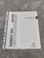 Behringer CX3400 V2 Super-X - High-Precision Stereo Crossover - Image 12
