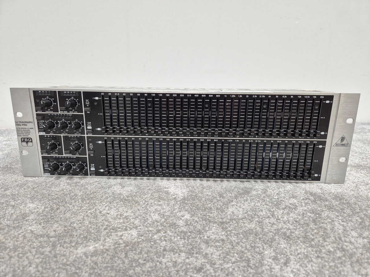 Behringer ULTRAGRAPH PRO FBQ6200HD - 31-Band Stereo Graphic Equalizer (Spares or Repairs)