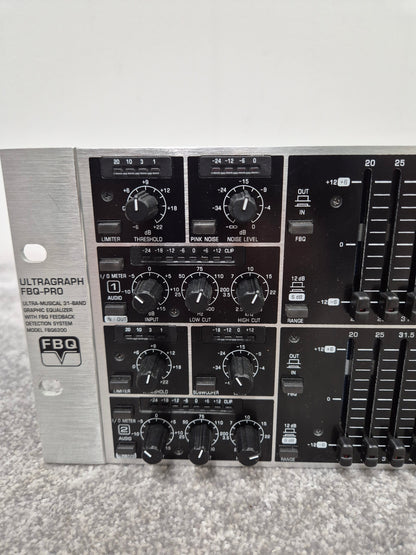 Behringer ULTRAGRAPH PRO FBQ6200HD - 31-Band Stereo Graphic Equalizer (Spares or Repairs)