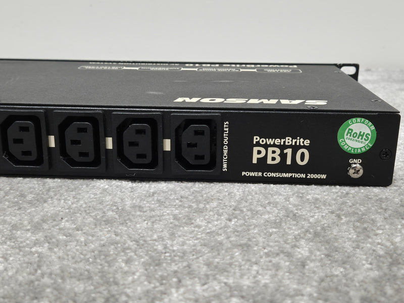 Samson PowerBrite PB10 - 19-inch Rackmount Power Conditioner - Image 10