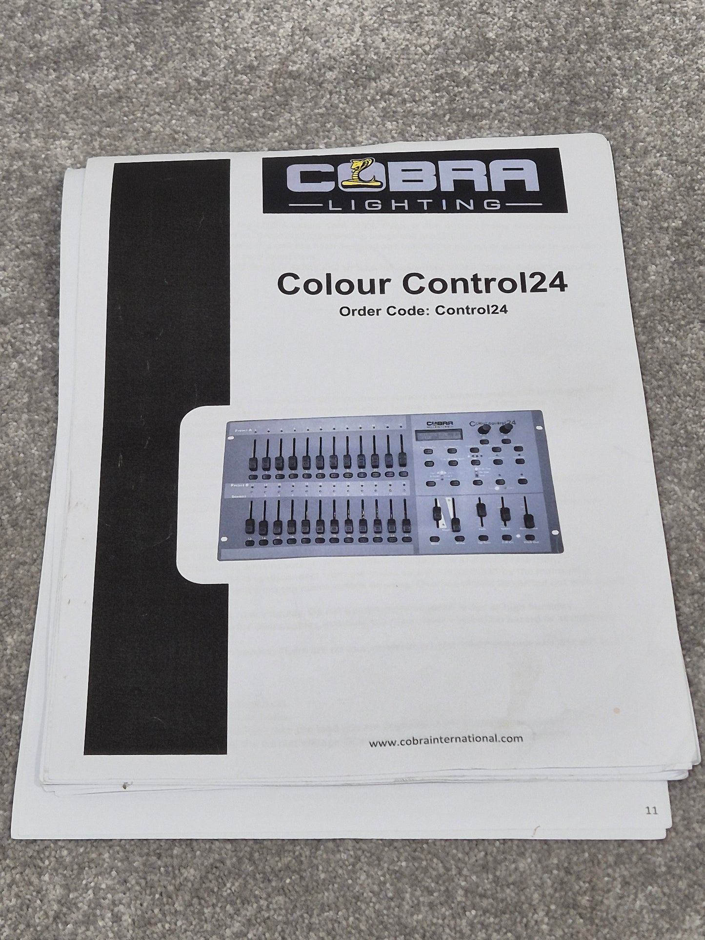 Cobra Colour Control 24 - 24-channel DMX Light Controller w/ Flight Case