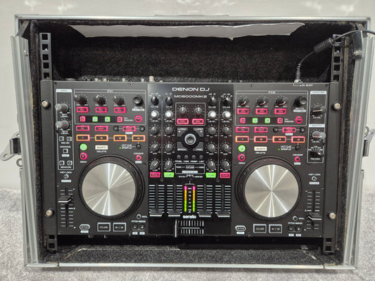Denon MC6000MK2 - Professional DJ Controller and Digital Mixer w/ Flight Case