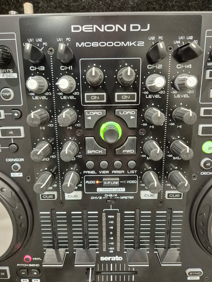 Denon MC6000MK2 - Professional DJ Controller and Digital Mixer w/ Flight Case