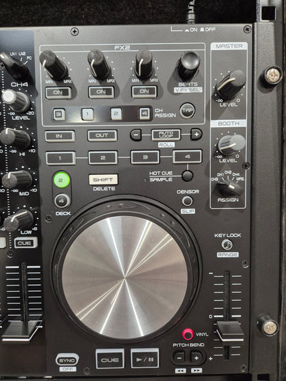 Denon MC6000MK2 - Professional DJ Controller and Digital Mixer w/ Flight Case