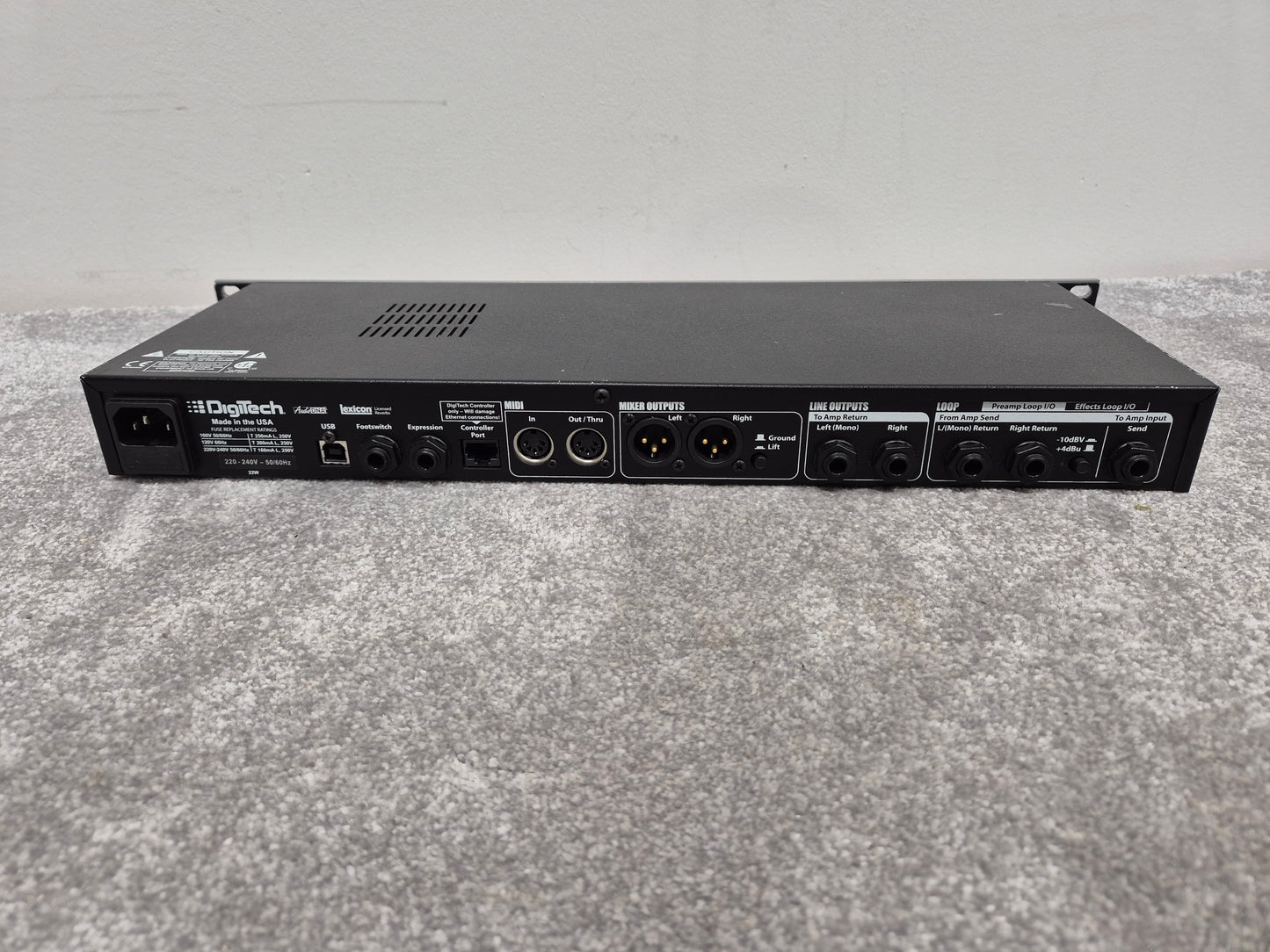 DigiTech GSP1101 - Rackmount Guitar Multi-Fffects Processor