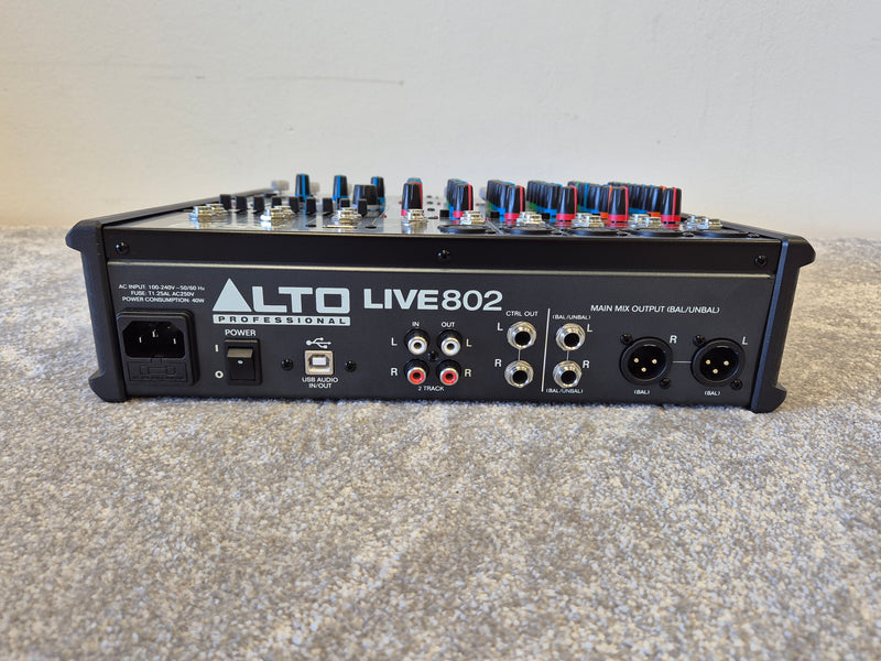 Alto Live 802 - 8-channel, 2-bus Mixer w/ Original Box - Image 5