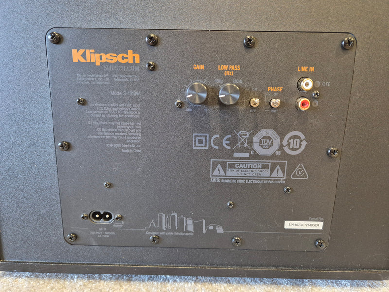 Klipsch R-101SW - High-Performance Subwoofer - Image 4