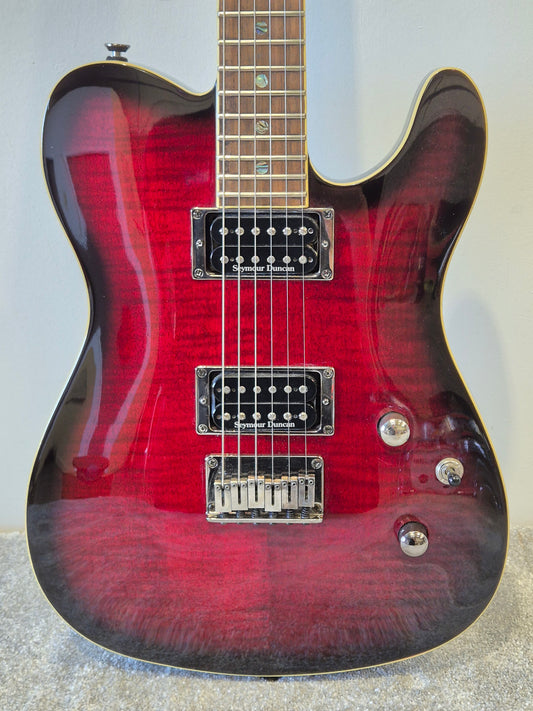 Fender FMT Custom Telecaster - Electric Guitar - Black Cherry Burst