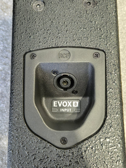 RCF EVOX 8 Active Two-Way Array - Portable Sound System w/ Cover Case