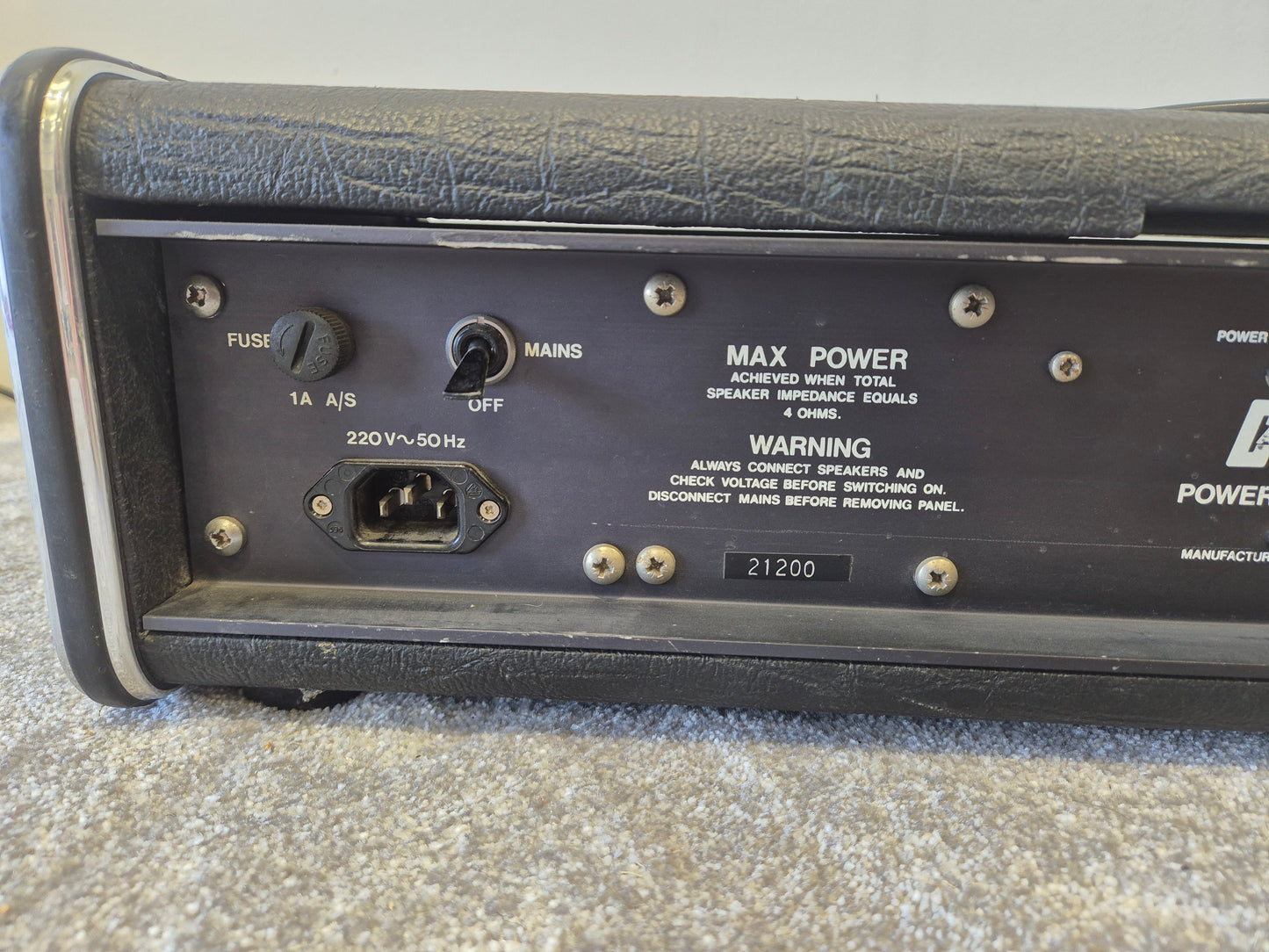 Carlsbro Stingray 150watt Bass Amplifier Head