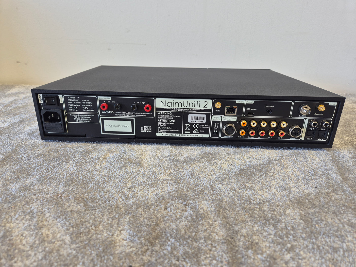 NaimUniti 2 - All-In-One Audio System w/ Original Box