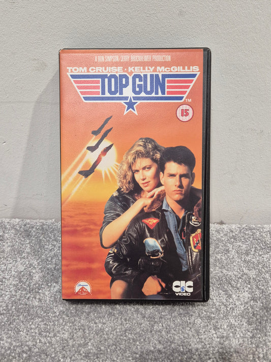 Top Gun VHS Video Tape - Released in 1987