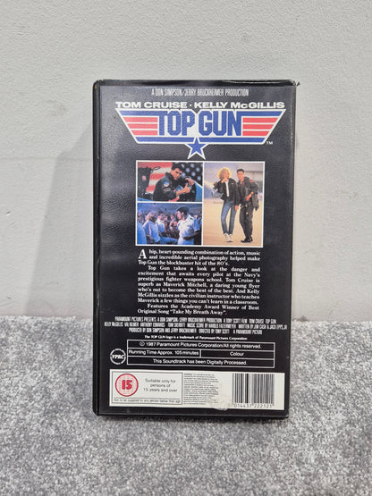 Top Gun VHS Video Tape - Released in 1987