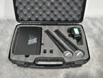 Prosound L59AW Twin Microphone Portable VHF Wireless + Black Case - Image 1