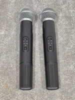 Prosound L59AW Twin Microphone Portable VHF Wireless + Black Case - Image 2