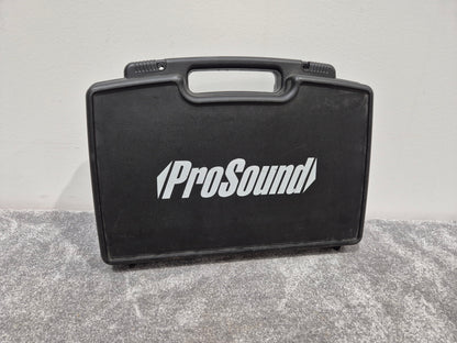 Prosound L59AW Twin Microphone Portable VHF Wireless + Black Case