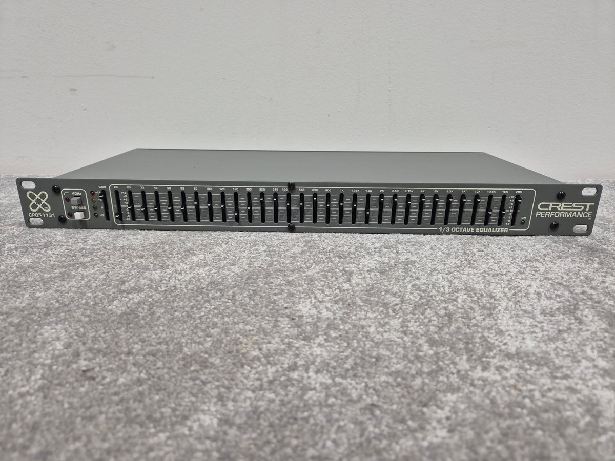 Crest CPQ1131 - 31-Band Graphics Equalizer