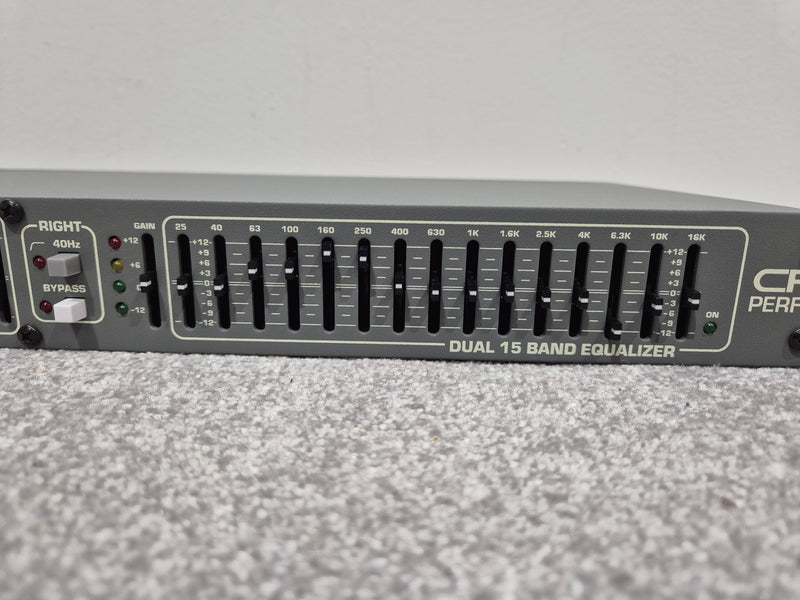 Crest CPQ1215 - 2-Channel, 15 band Graphic Equalizer - Image 3