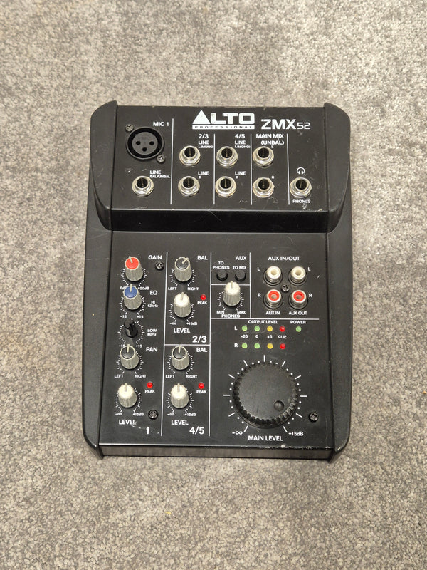Alto Zephyr ZMX52 - Compact 5-Channel Mixer