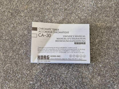 Korg CA-30 - Chromatic Tuner w/ Original Box