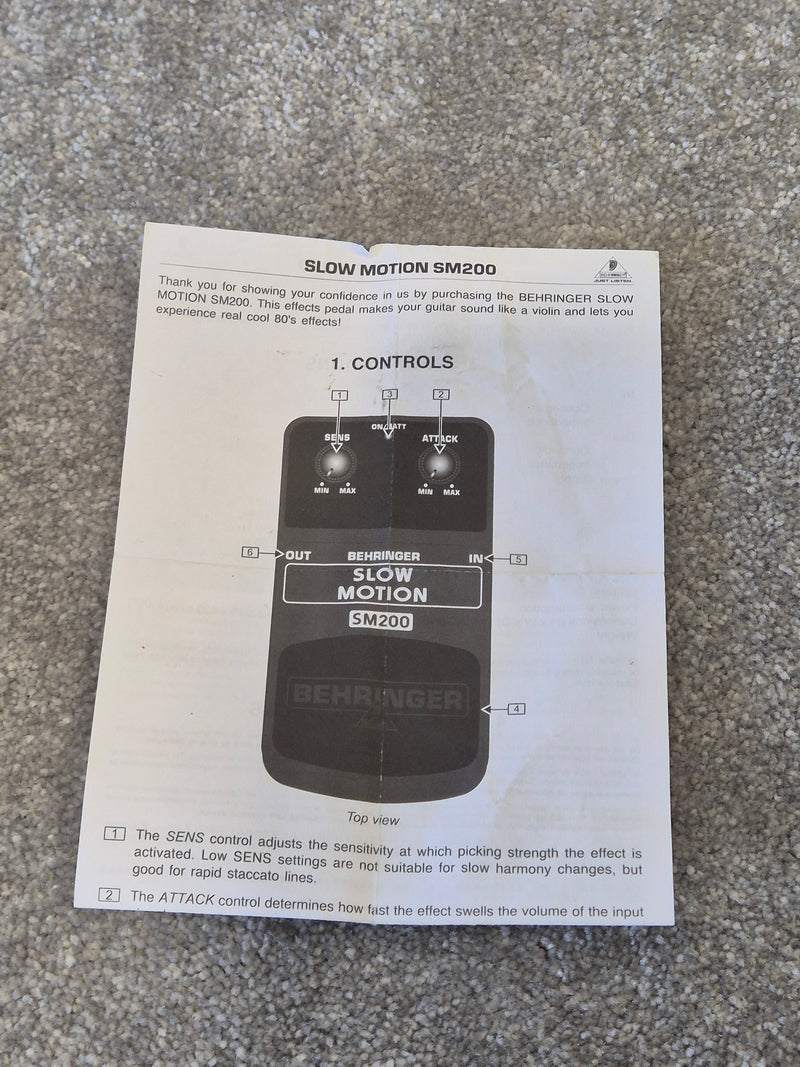 Behringer SM200 - Slow Motion Effect Pedal - Image 9