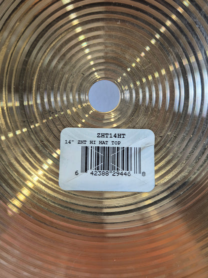 Zildjian ZHT 14-inch hi-hat Cymbals (Top and Bottom)
