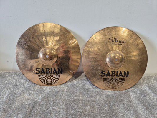 Sabian Pro Sonix 14" Hi-Hat Cymbals (Top and Bottom)