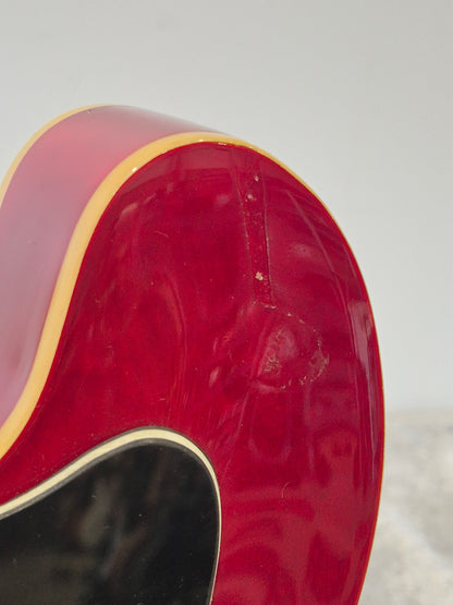 Vintage VSA500 - Semi-Hollow Body Electric Guitar - Red