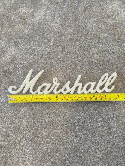 Marshall Logo Badge - 23cm Speaker Amp Badge