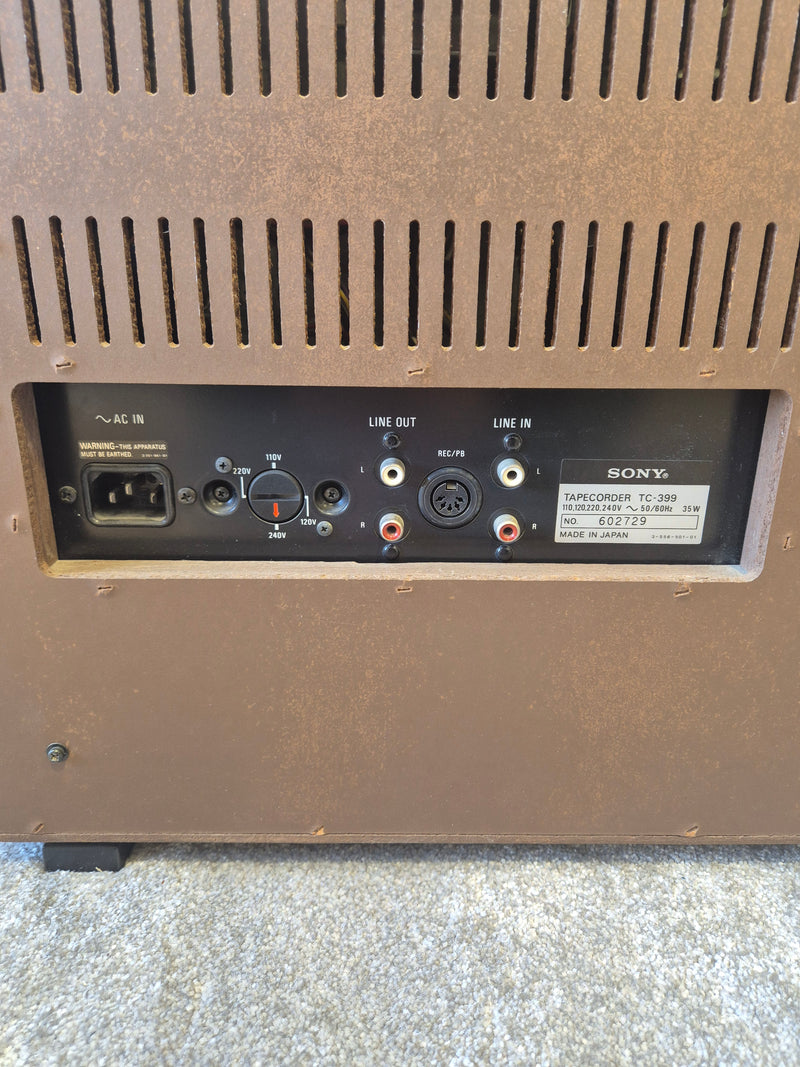 Sony TC-399 REEL-TO-REEL Recorder - 3-Motor 3-Head - Excellent - image 7
