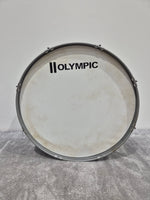 Olympic 28-inch Marching Drum - Black - Image 1