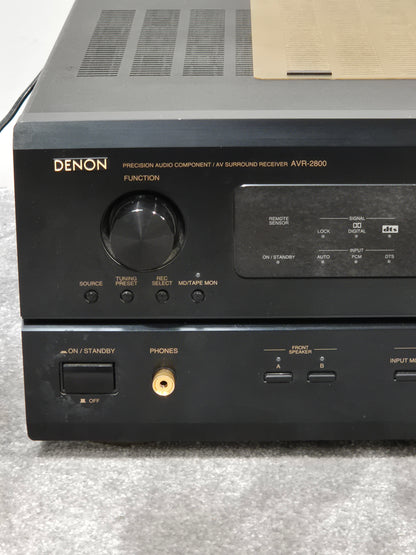 Denon AVR-2800 - 5.1-channel AV Receiver (Spares or Repairs)