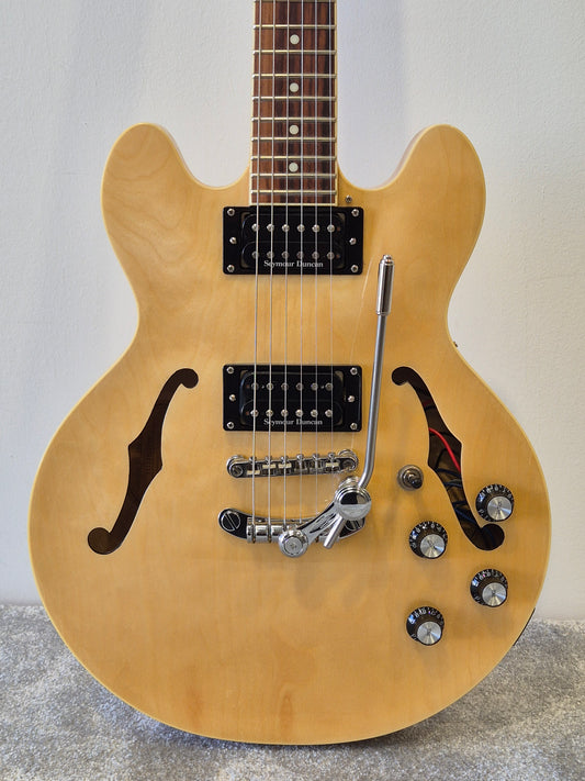 Epiphone ES-339 Pro Semi Hollow Electric Guitar Upgraded Seymour Duncan Pickups w/ Hard Case