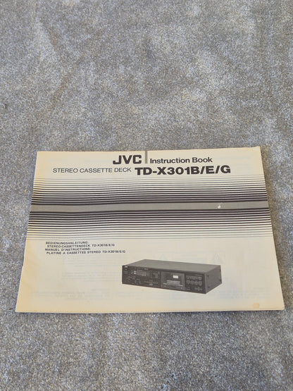 JVC TD-X301 - Stereo Cassette Deck