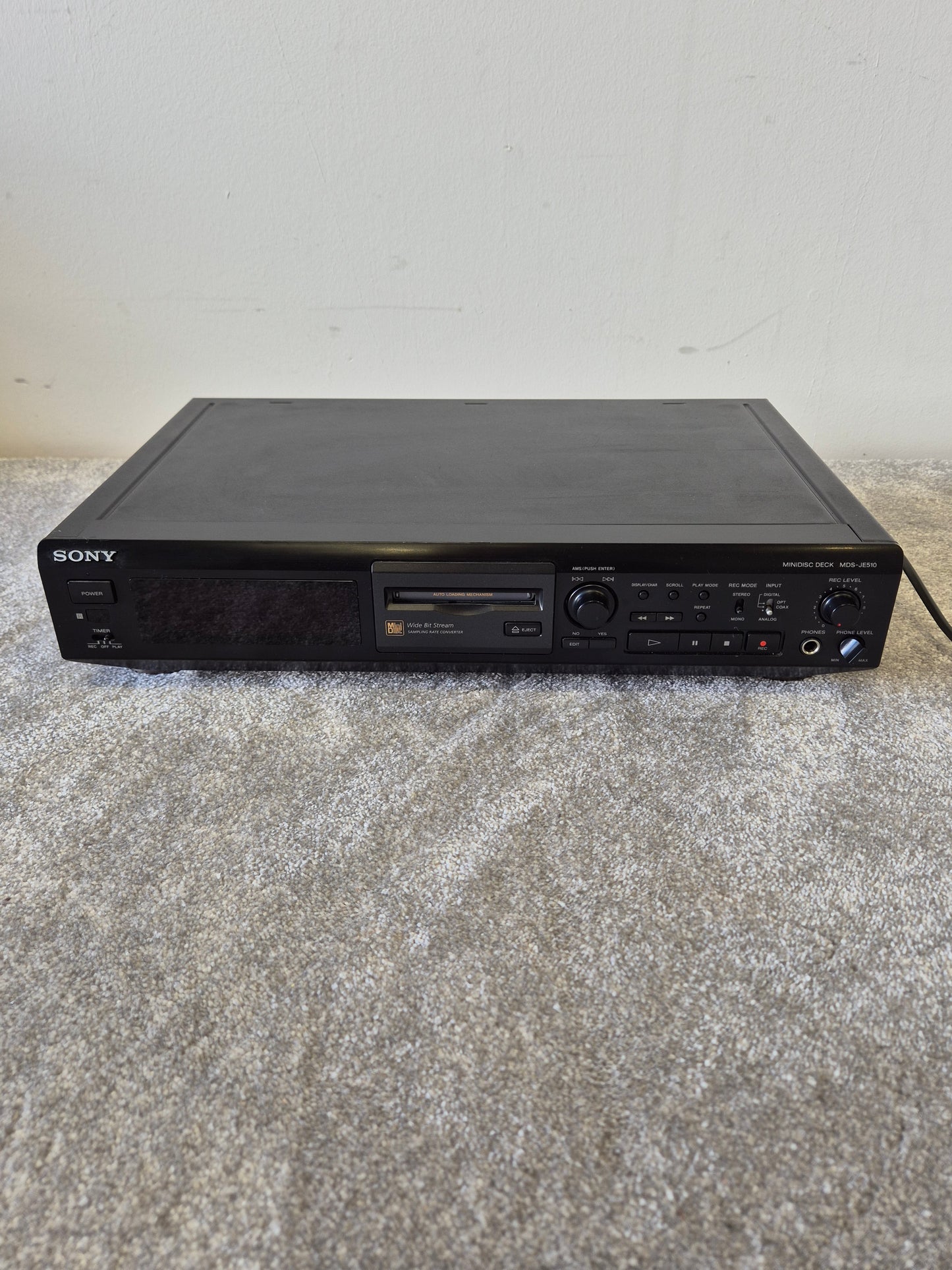 Sony MDS-JE510 - MiniDisc Deck