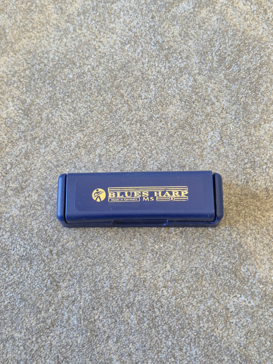 Hohner Blues Harp Harmonica - Key F w/ Case