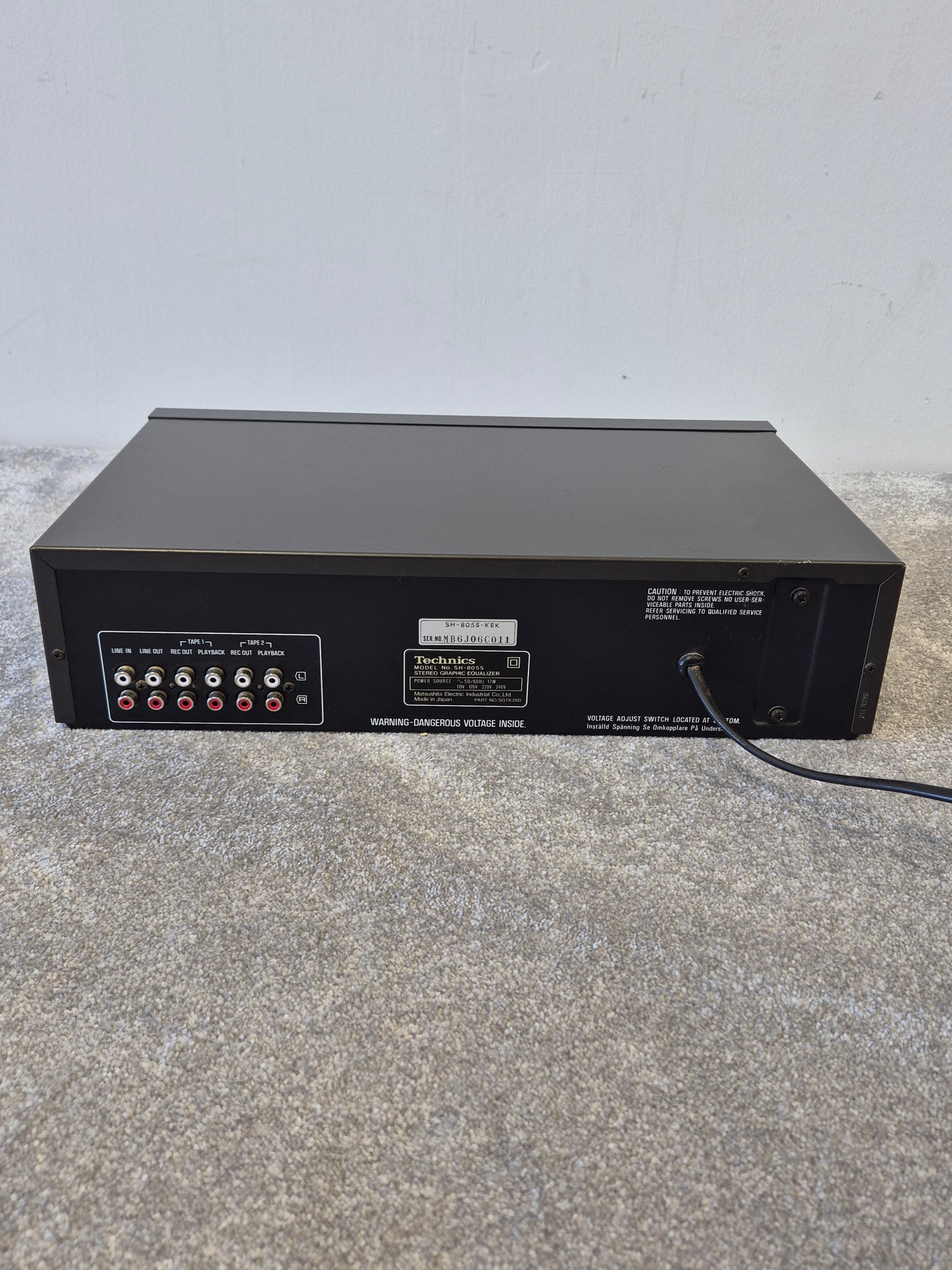Technics SH-8055 - Stereo Graphic Equalizer