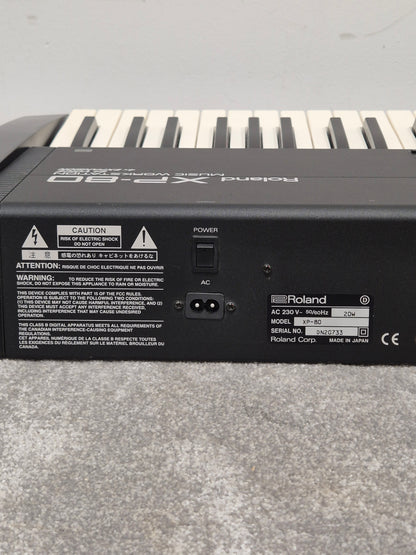 Roland XP-80 - Digital Music Workstation Synthesizer w/ Original Box Excellent