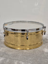 Meinl Artist Series Luis Conte Brass Timbales 14” and 15” w/ Black Case - Photo 7