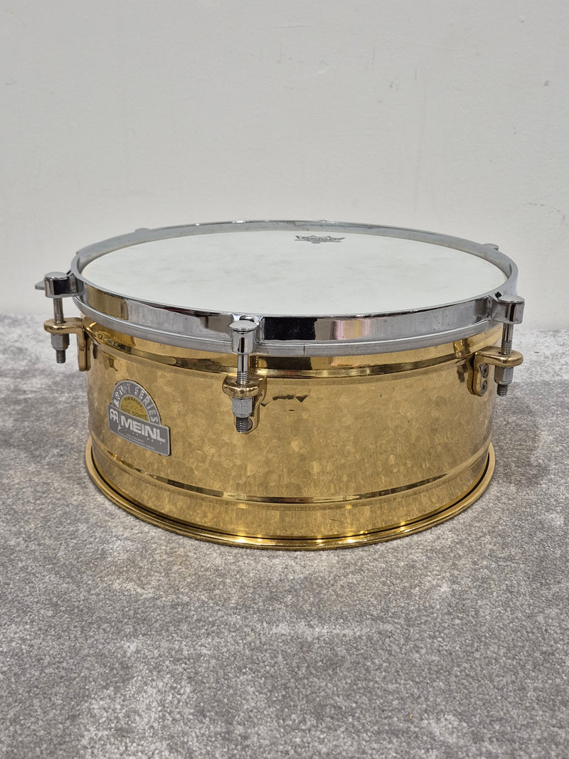 Meinl Artist Series Luis Conte Brass Timbales 14” and 15” w/ Black Case - Image 10