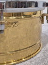 Meinl Artist Series Luis Conte Brass Timbales 14” and 15” w/ Black Case - Photo 11